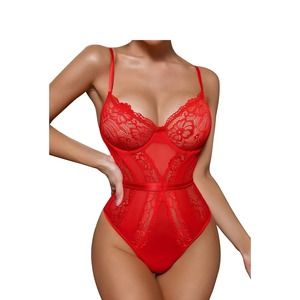 Andilove Women's Lingerie Bodysuit Medium